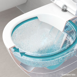 Pack WC Geberit Duofix + Cuvette Villeroy & Boch Softclose + Commande Geberit Sigma01 Chrome