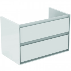 CONNECT AIR Meuble pour lavabo-plan 517 x 800 x 440 mm Couleur blanc laqué (E0819B2)