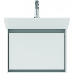 CONNECT AIR Meuble pour lavabo Cube 60 cm, 400 x 535 x 412 mm, Couleur Gris plume brillant (E0846EQ)