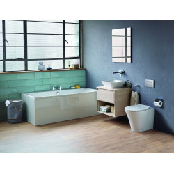 CONNECT AIR Meuble pour lavabo Cube 60 cm, 400 x 535 x 412 mm, Couleur Gris plume brillant (E0846EQ)