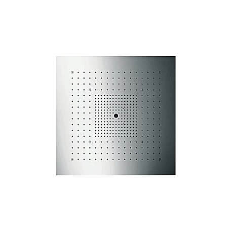 hansgrohe Croma Select E - Pommeau de douche économie d'eau avec 9 l/min  (EcoSmart), Douchette à main avec 3 types de jet, Douchette carré (110 x  110